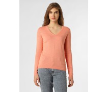 Pullover  Baumwolle aprikot meliert
