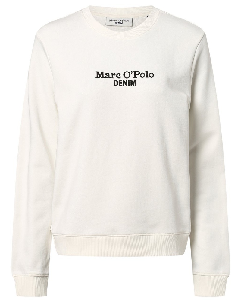 Marc O'Polo Damen Sweatshirt Bauwolle ecru