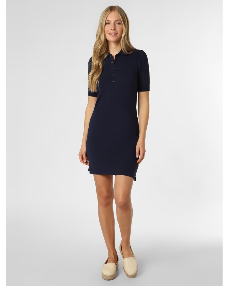 Ralph Lauren Damen Kleid Baumwolle marine