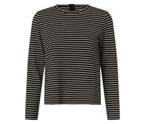 Langarmshirt  schwarz gestreift