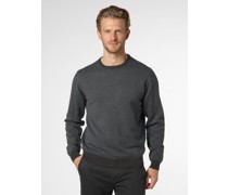 Pullover mit Cashmere-Anteil  Baumwolle anthrazit gemustert