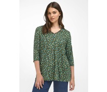 3/4-Arm Shirt  Viskose  gemustert