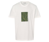 T-Shirt  Baumwolle ecru bedruckt