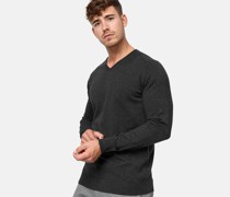 Strickpullover  Feinstrick anthrazit