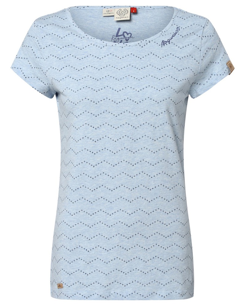Ragwear Damen T-Shirt Baumwolle hell bedruckt Ragwear Damen T-Shirt Baumwolle hell bedruckt