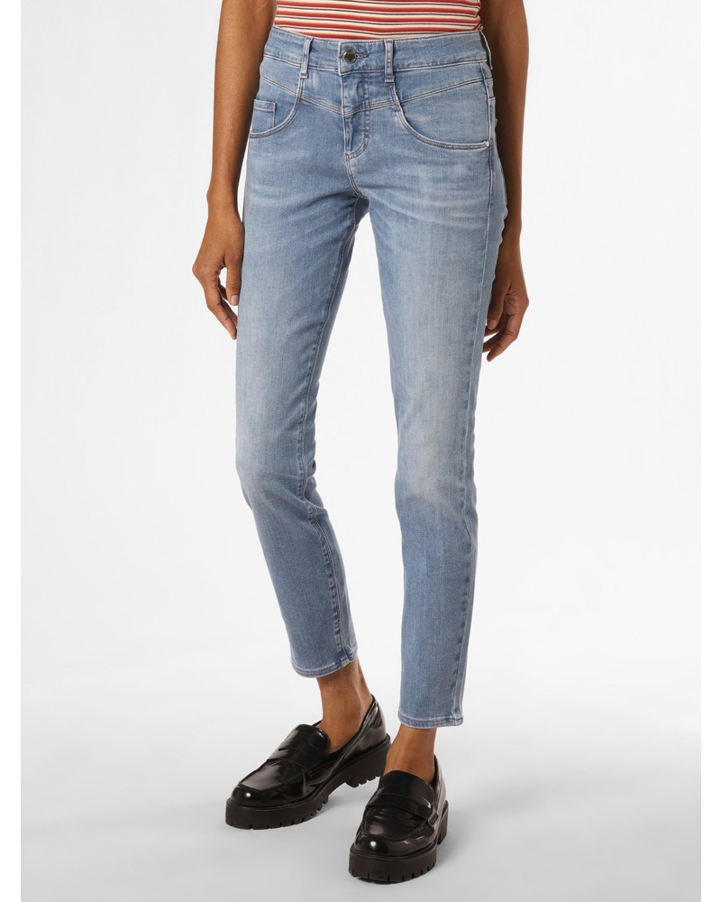 Brax Damen Hose Baumwolle bleached