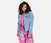 Jeansjacke  Baumwolle medium stone