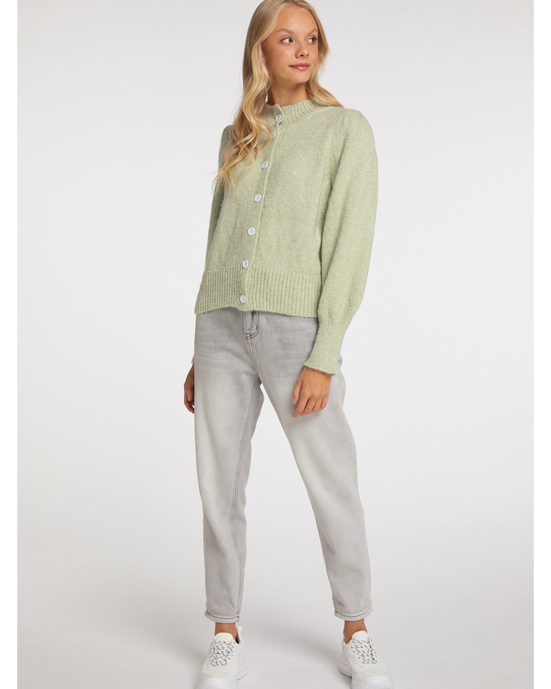 My Mo Damen Strickjacke mint