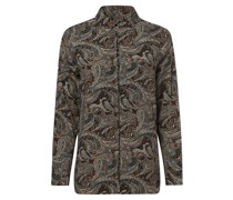 Bluse  Viskose schwarz gemustert