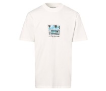 T-hirt  Baumwolle ecru bedruckt