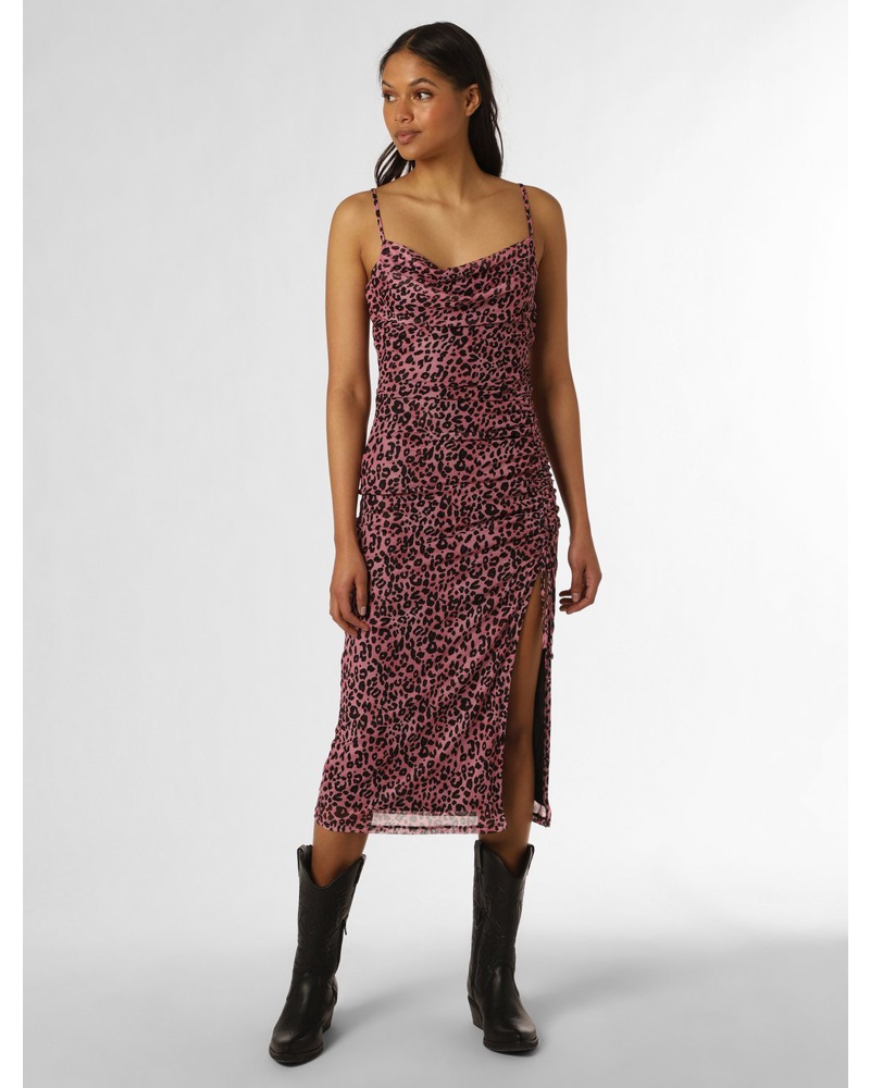 EDITED Damen Kleid pink gemustert