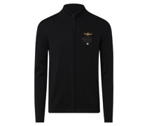Strickjacke  Feinstrick marine