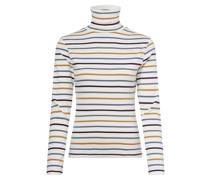 Langarmshirt  Jersey ecru gestreift