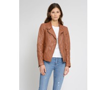 Lederjacke  cognac