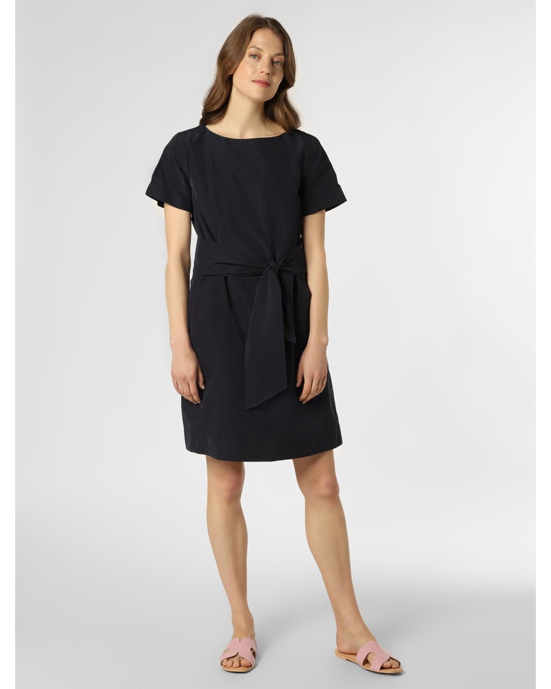 Max Mara Damen Kleid Baumwolle marine