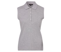 Poloshirt  Baumwolle  meliert