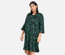 Blusenkleid  Viskose  gemustert
