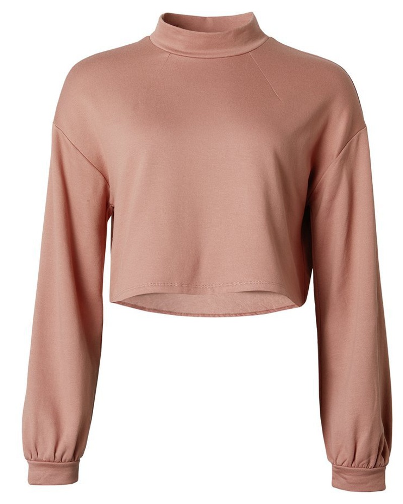 Les Lunes Damen Sweater Viskose aprikot