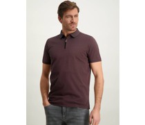 Poloshirt  Baumwolle bordeaux