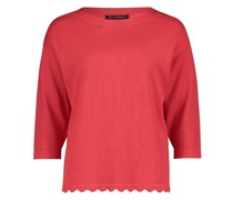 Feinstrickpullover  Viskose koralle