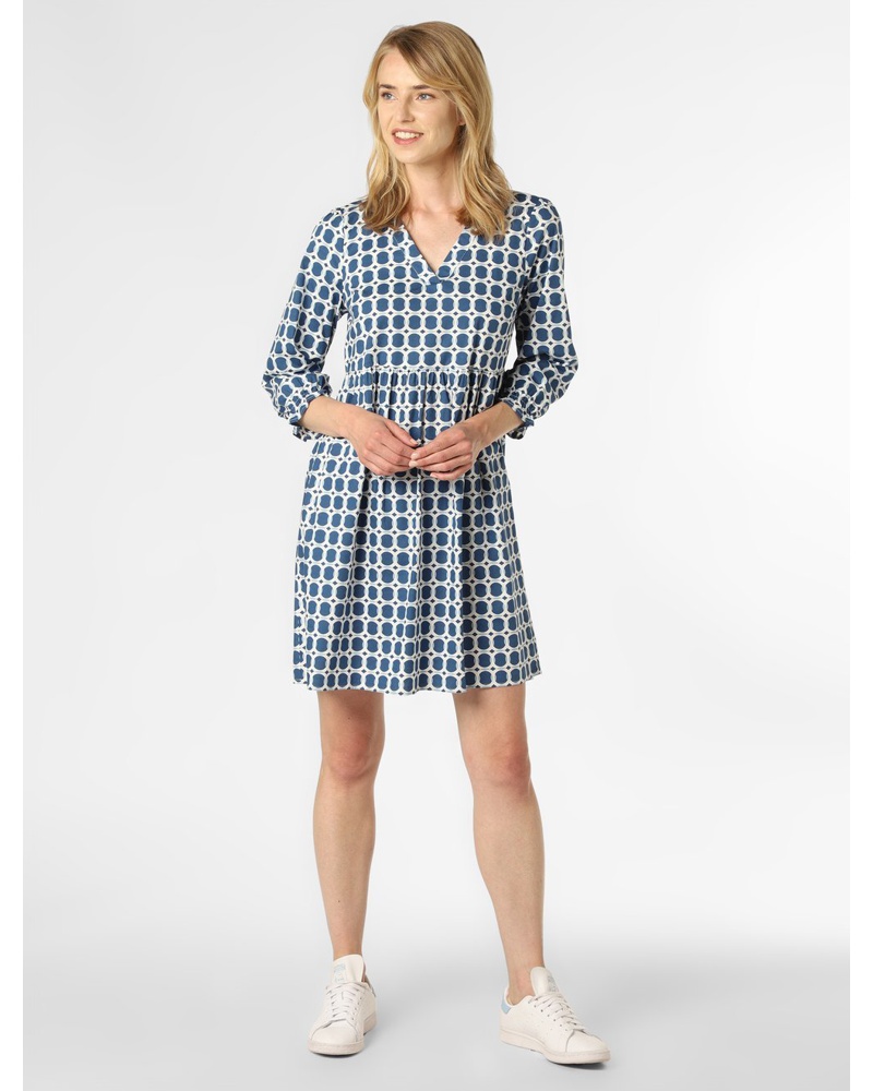 More & More Damen Kleid Baumwolle gemustert More & More Damen Kleid Baumwolle gemustert