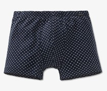Retro Boxer   Jersey marine gepunktet