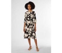 Kleid  Viskose schwarz gemustert