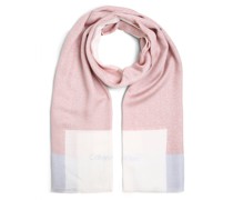 Schal  rosa gemustert