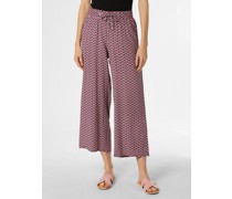Hose  Viskose fuchsia gemustert