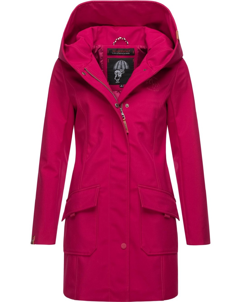 Marikoo Damen Softshellmantel fuchsia