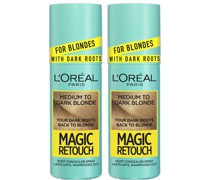 Magic Retouch Medium to Dark Blonde Root Concealer Spray Duo Pack