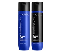 Brass Off Colour Correcting Blue Anti-Brass Shampoo and Conditioner Duo Set For Lightened Brunettes 300ml