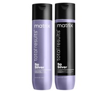 Total Results So Silver Purple Toning Shampoo and Conditioner for Blonde, Silver & Grey Hair 300ml Duo