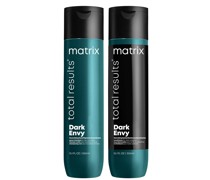 Total Results Dark Envy Green Toning Shampoo and Conditioner for Deep Brunette Hair 300ml Duo