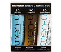 men-ü Ultimate Shave Gesichtspflege-Set (3 x 15ml)