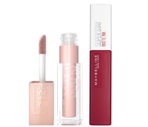 Lifter Gloss and Superstay Matte Ink Lipstick Bundle (Verschiedene Farbnuancen) - 50 Voyager