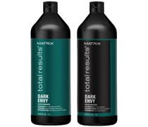 Dark Envy Colour Correcting  Green Shampoo and Conditioner Duo Set For Dark Brunettes 1000ml