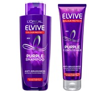 Elvive Colour Protect Anti-Brassiness Purple Shampoo and Conditioner Set - Exclusive