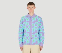 Le Chemise Neve Fleurs Knit Shirt