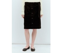 Belted Apron Skirt