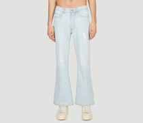 ERL Distressed Denim Jeans - Mann Jeans Light Blue Xl|ERL Distressed Denim Jeans - Mann Jeans Light Blue S|ERL Distressed Denim Jeans - Mann Jeans Light Blue M|ERL Distressed Denim Jeans - Mann Jeans Light Blue L