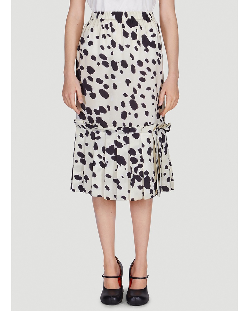 Marni Damen Marni Tulip Skirt Frau Röcke White It 38|Marni Tulip Skirt Frau Röcke White It 40|Marni Tulip Skirt Frau Röcke White It 42