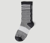 Graphic Intarsia Socks