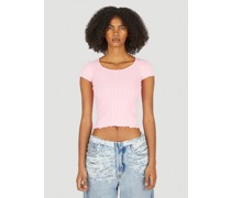 Pointelle Knit Top