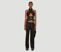 Crossover Two Piece Jumpsuit