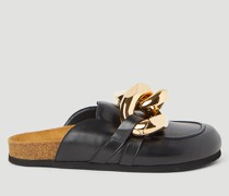 Chain Leather Loafers