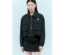 Technical Cropped Jacket