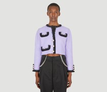 Meryll Rogge Knotted Tweed Jacket - Frau Jacken Purple Fr - 36