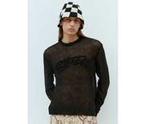 Check Knit Bucket Hat