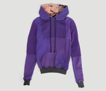 DRx FARMAxY FOR LN-CC Monochromatic Deconstructed Panelling Hooded Sweatshirt -  Sweatshirts Purple L